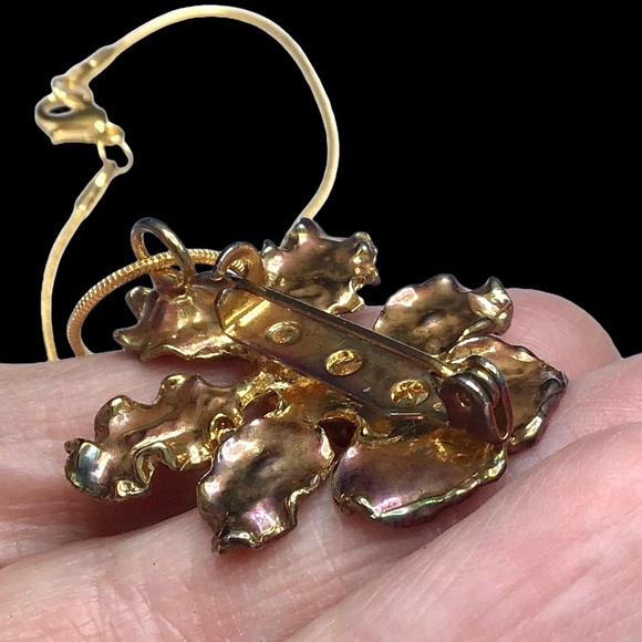 🔥6 for $20! Unique Gold & Enamel Necklace - Picture 12 of 13